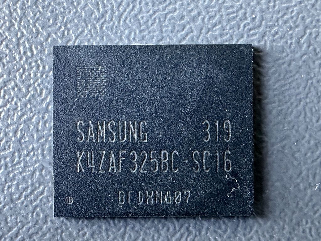 Мікросхема пам'яті Samsung K4ZAF325BC-SC16 GDDR6 Original - фото фото фото 0