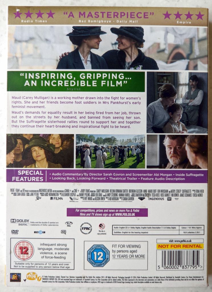 Suffragette  (2015). На английском. - фото фото фото 1