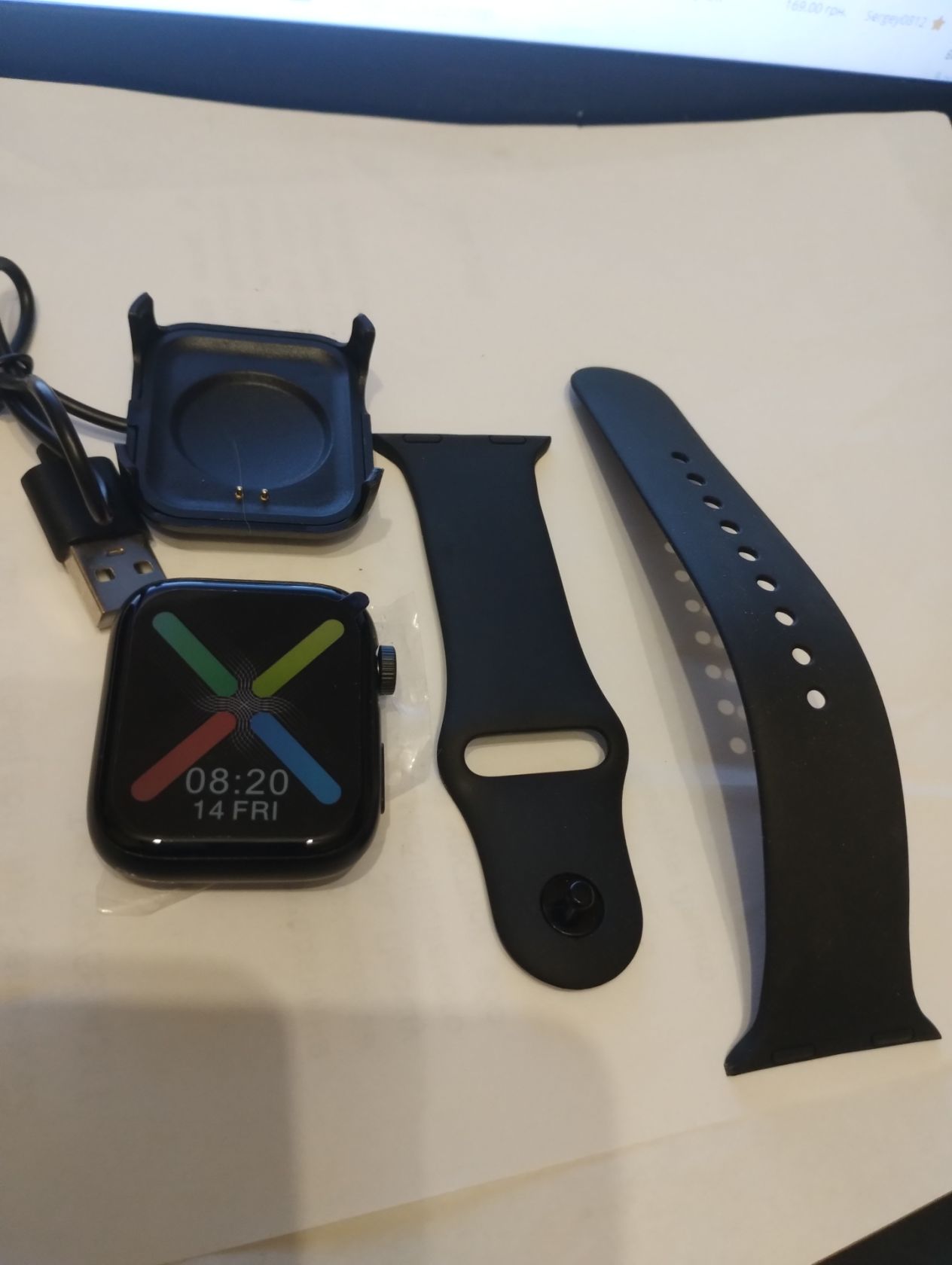 Смарт-часы Smart Watch X7    (в стиле Apple Watch) — Черные - фото фото фото 6