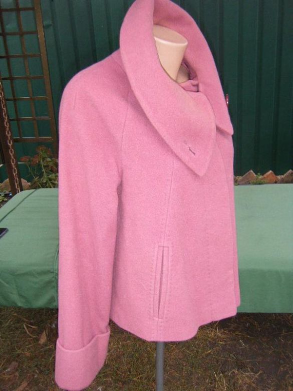 Жіноче тепле (шерсть) півпальта - фото фото фото 6