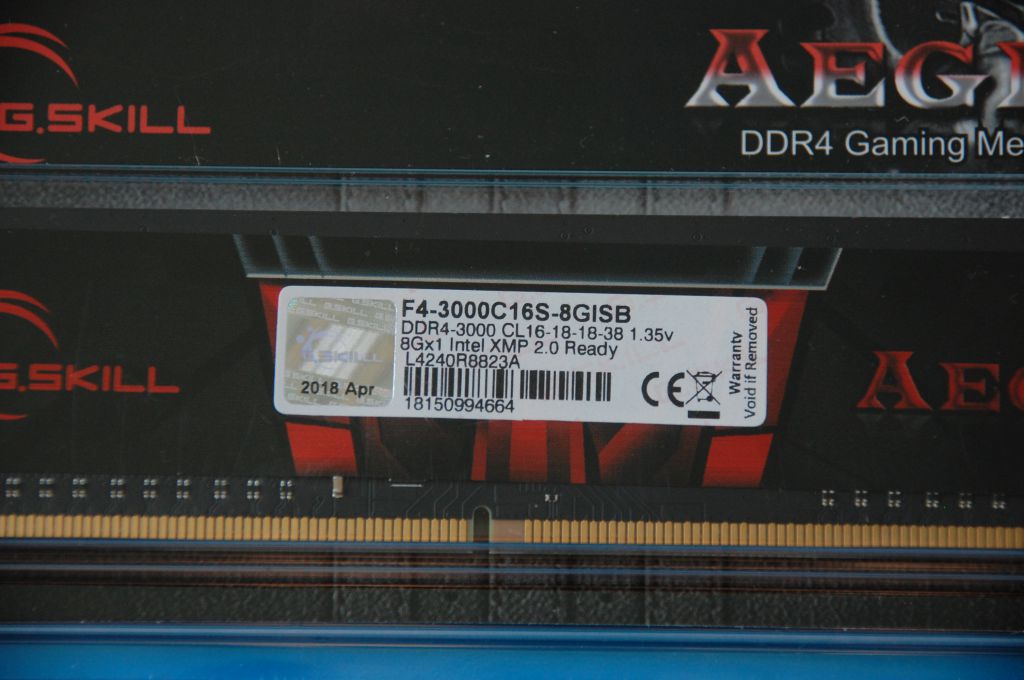 Оперативка G.Skill Aegis 8GB DDR4 3000MHz CL16 F4-3000C16 - фото фото фото 5