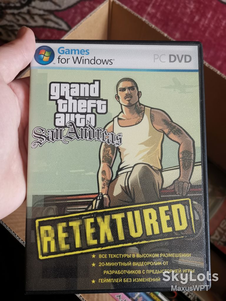 DVD гра для пк GTA SA Retextured - фото фото фото 0
