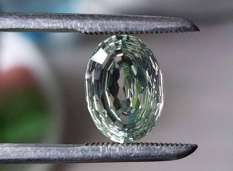 Празиолит 5.5 Cts 10X14 mm - фото фото фото 6