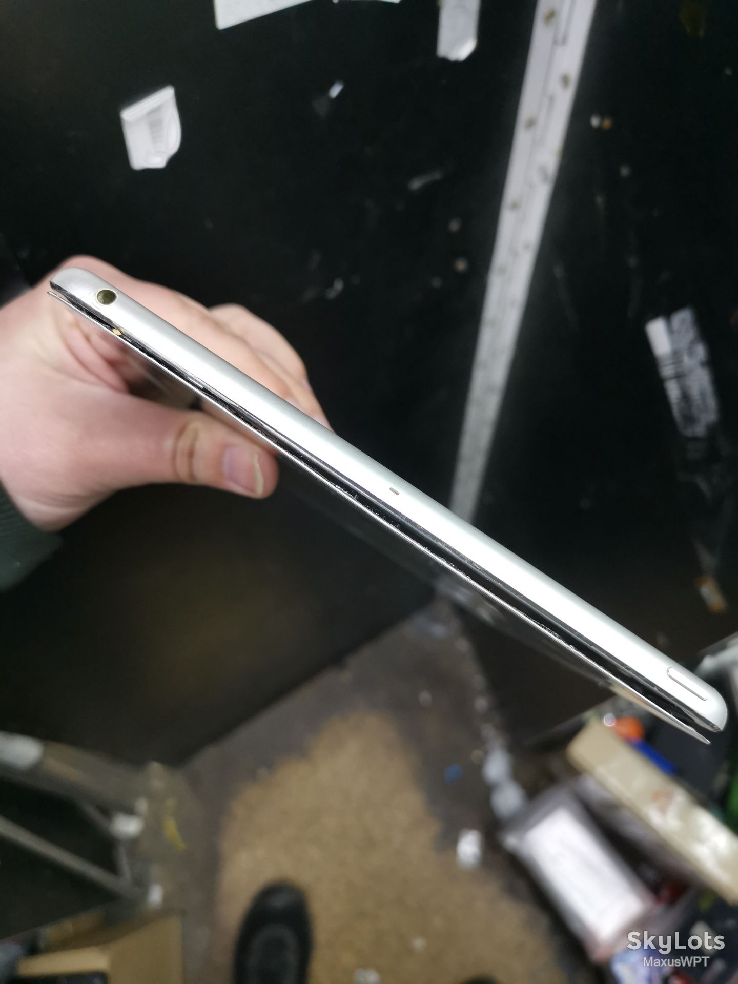 #1172 Sklad Ipad air a1474 silver crack - фото фото фото 3