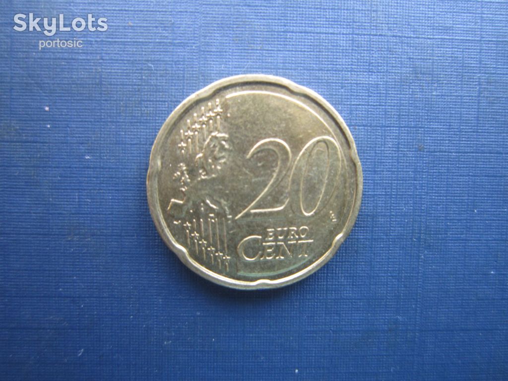 Монета 20 євроцентів Німеччина 2020 D - фото фото фото 1