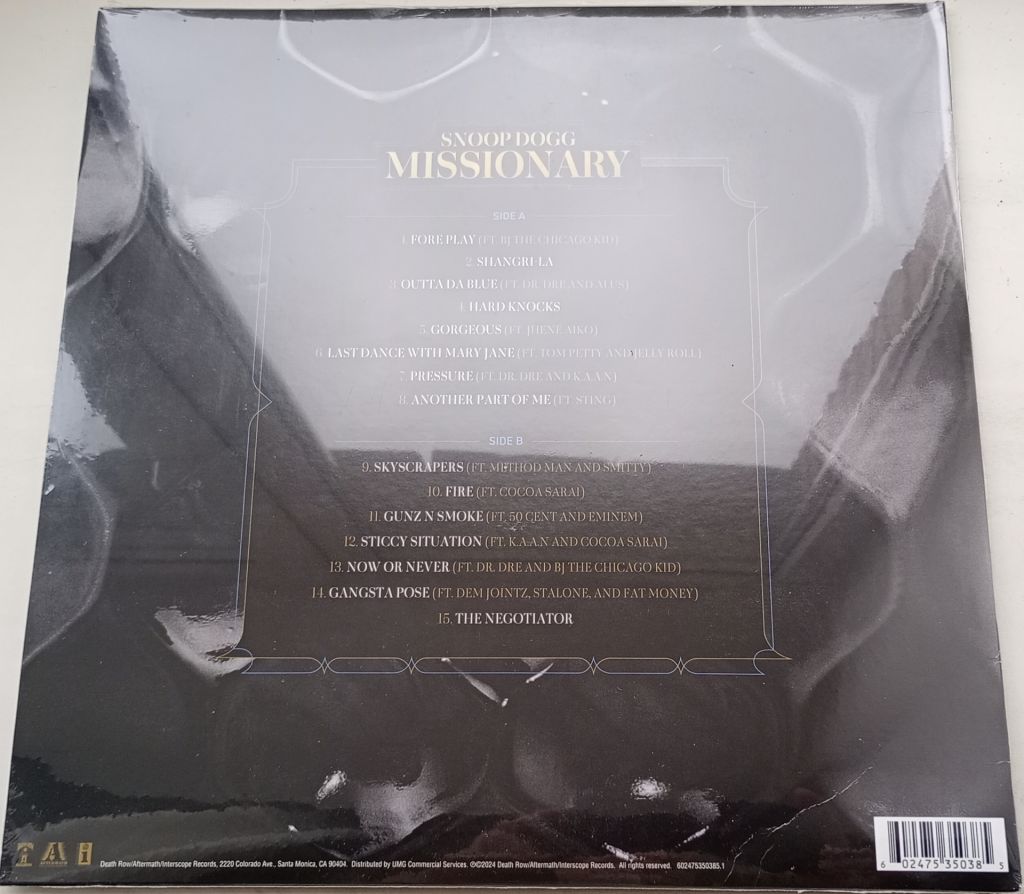 SNOOP DOGG Missionary LP Sealed/Запечатаний - фото фото фото 1