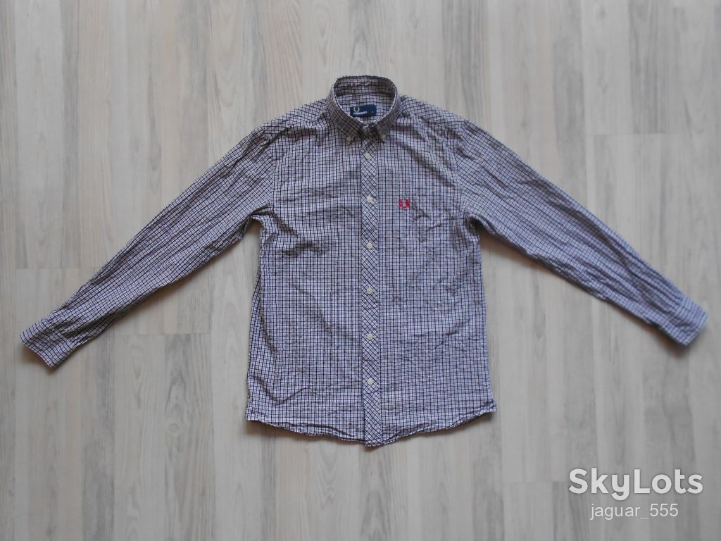 Фирменная стильная рубашка FRED PERRY, SIZE S   (СУПЕР ЦЕНА!!!) - фото фото фото 2