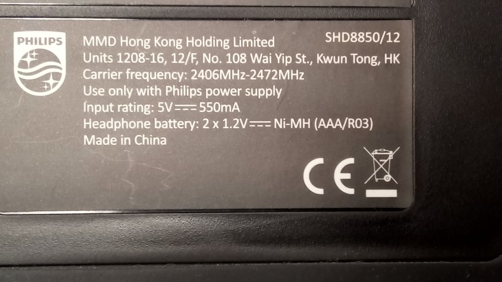 БЕСПРОВОДНЫЕ НАУШНИКИ  PHILIPS SHD8850 DIGITAL  999 ГРН - фото фото фото 6