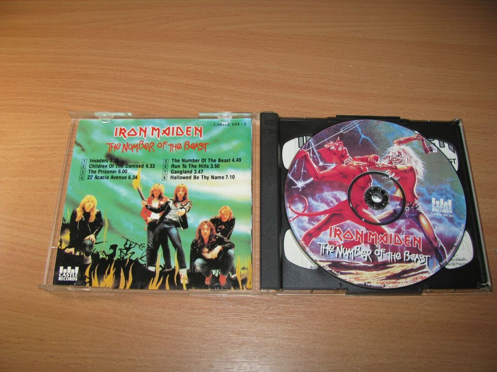 IRON MAIDEN - The Number Of The Beast  (1995 CASTLE 2CD USA) - фото фото фото 1