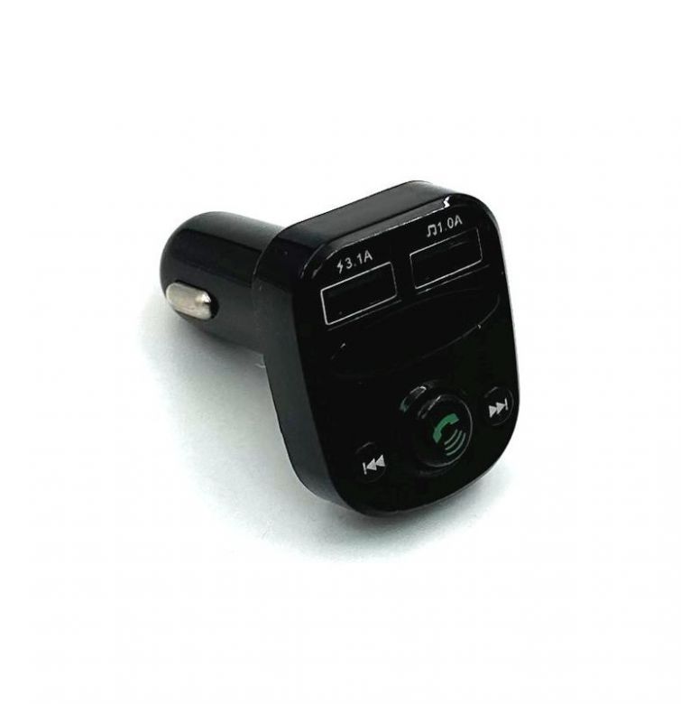 FM модулятор ALS-A89 Bluetooth + зарядка   (2USB/5V/3.1A) Чорний - фото фото фото 2