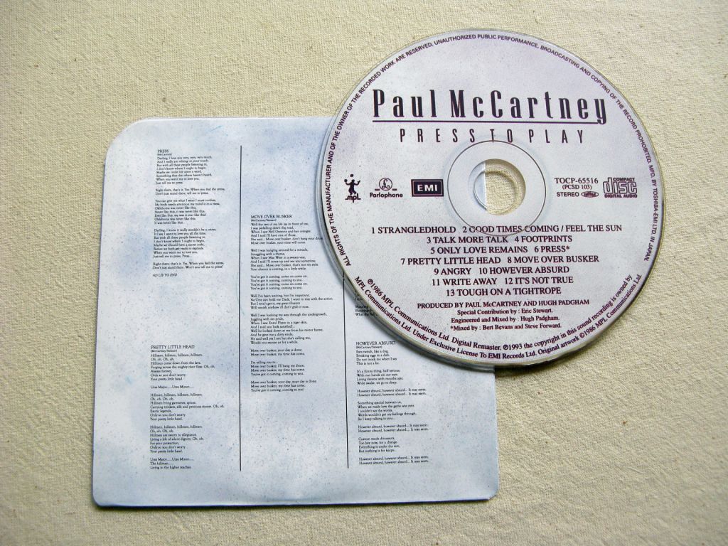 CDLP Beatles Family. Paul McCartney. Press To Play. 1986. - фото фото фото 5