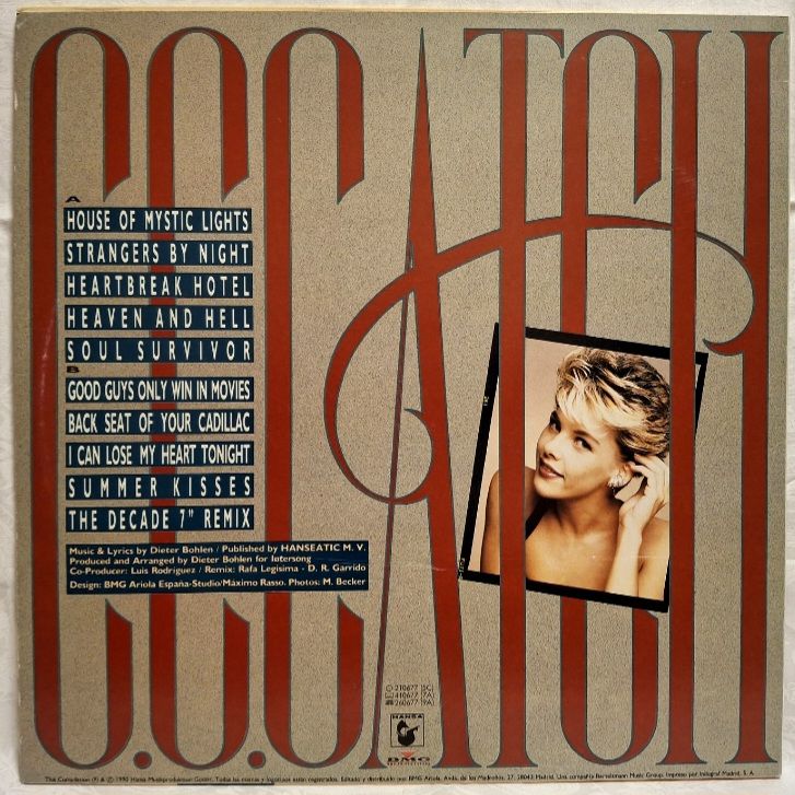 C.C. Catch - The Decade Remixes - 1986-90.  (LP). 12. Vinyl. Пластинка. Spain. - фото фото фото 1