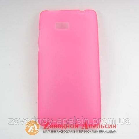 HTC Desire 600 защитный чехол Cover pink - фото фото фото 1