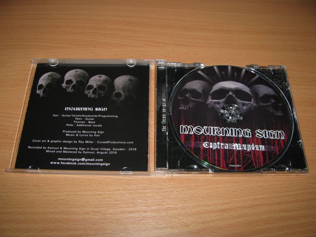 MOURNING SIGN - Contra Mundum  (2018 Orchestrated Misery USA) - фото фото фото 1