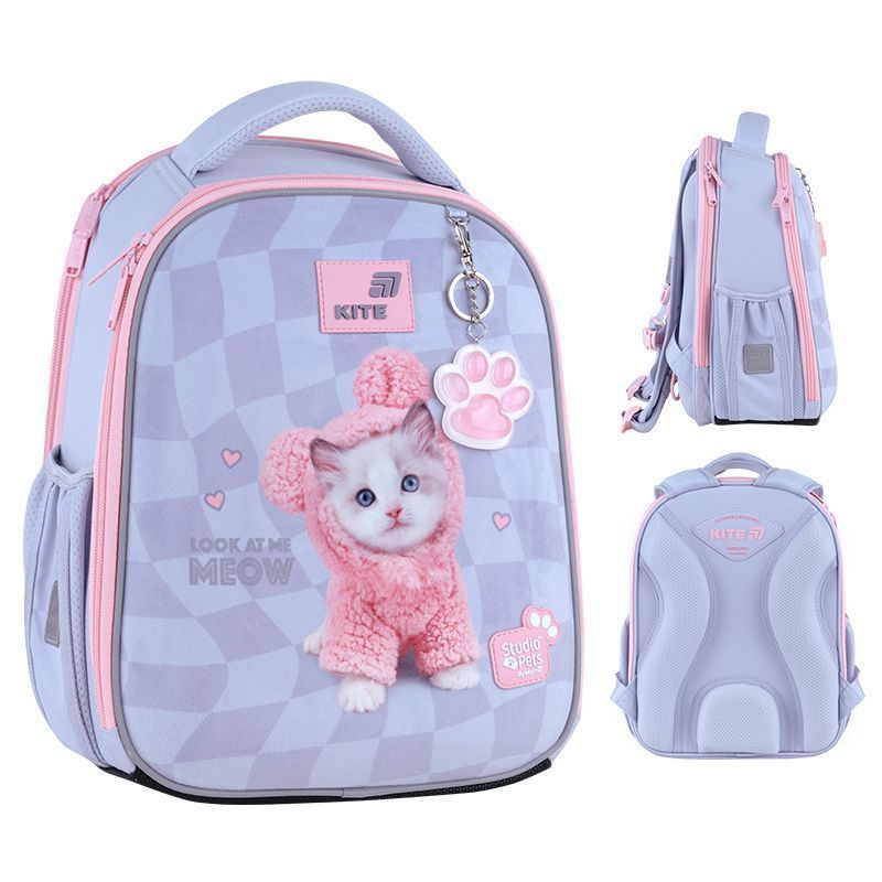 Рюкзак шкільний каркасний Kite Education Studio Pets SP26-555S   (безкоштовна доставка) - фото фото фото 0
