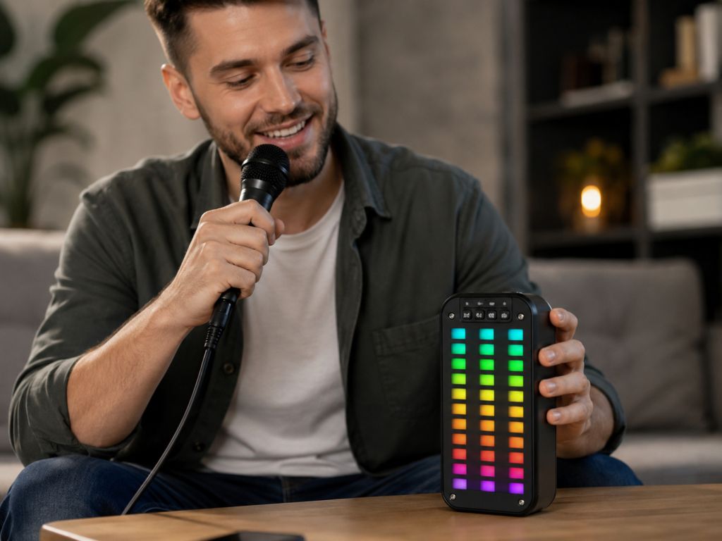 Колонка Bluetooth GTS-1872 Sea V / Акустика з Bluetooth / Музична колонка з RGB підсвічуванням - фото фото фото 3