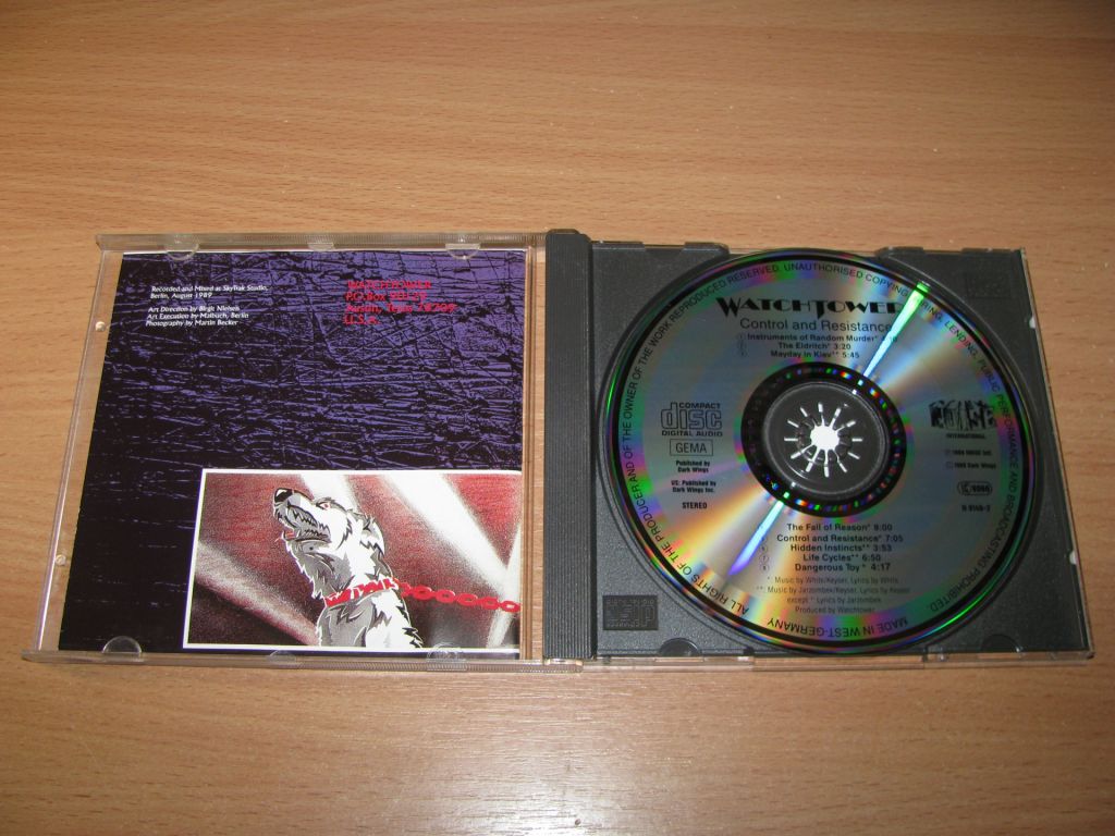 WATCHTOWER - Control And Resistance  (1989 Noise  1st press,Germany) - фото фото фото 1