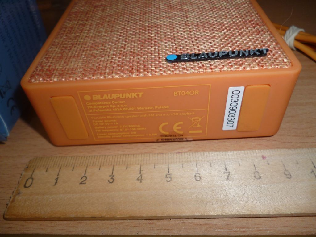 Bluetooth колонка Blaupunkt BT04OR с радио - фото фото фото 2