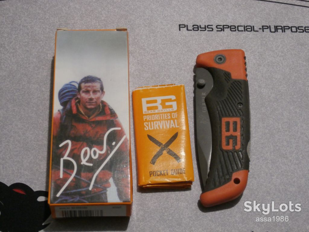 Туристичний складний ніж Gerber Bear Grylls Scout Knife,ніж для виживаня 18.5см - фото фото фото 8