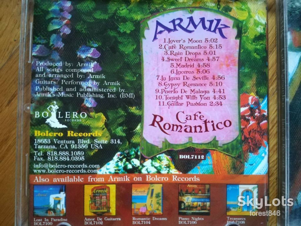 Armik-Cafe Romantico-состояние: 5 - фото фото фото 5