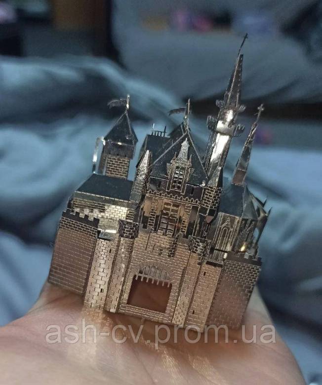 Металевий, 3D, конструктор, мозаїка, пазли, модель, Замок, Фортеця, Castle - фото фото фото 5