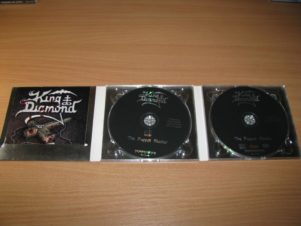 KING DIAMOND - The Puppet Master  (2003 Massacre DIGI CD/DVD 1st press) - фото фото фото 1