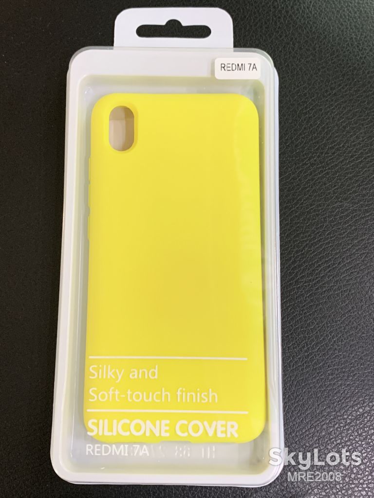 Чохол Silicone Cover для Xiaomi Redmi 7A yellow - фото фото фото 0