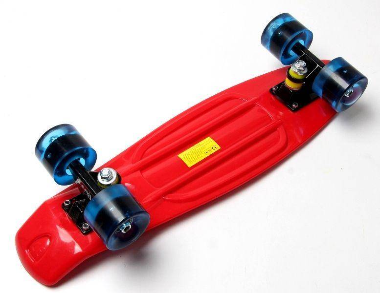Penny Board. Red. Светящиеся колеса. (1905288341) - фото фото фото 2