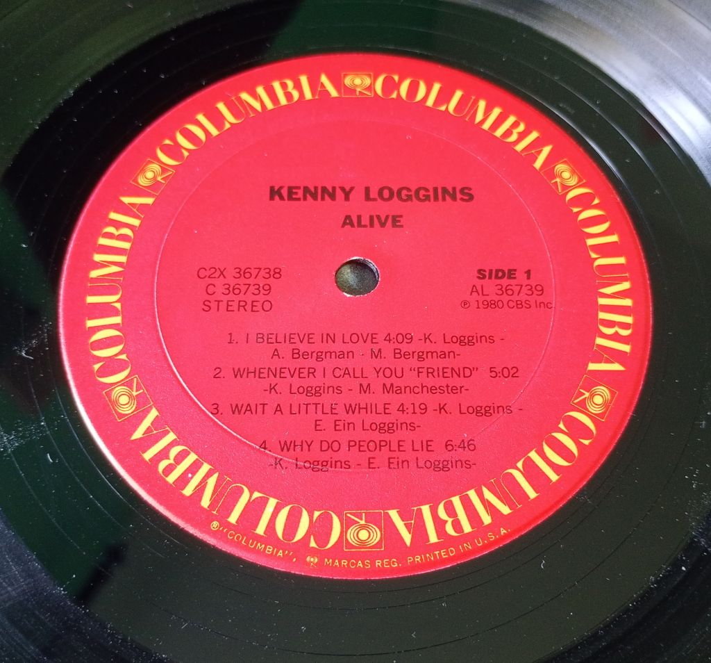 KENNY LOGGINS Alive 2LP - фото фото фото 3