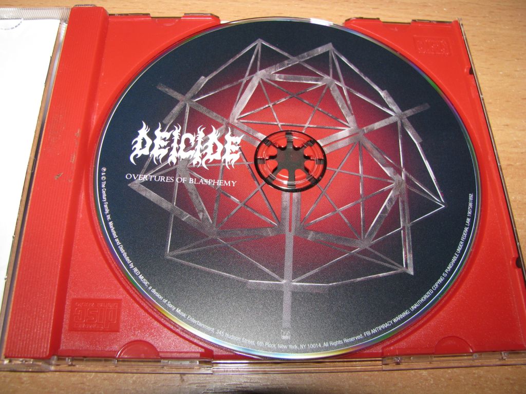 DEICIDE - Overtures Of Blasphemy  (2018 Century Media 1st press,Germany) - фото фото фото 2