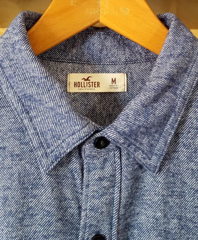 Байковая нежная рубашка hollister - фото фото фото 4