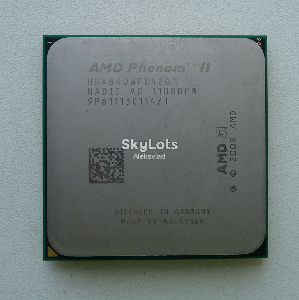 AMD Phenom II X4 840 3,2 GHz HDX840WFK42GM Socket AM2+, AM3 4ядра - фото фото фото 0