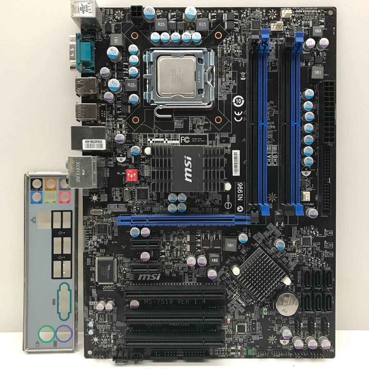 Материнская плата s775 MSI P43T-C51  (Socket 775, DDR2, QUAD, б/у) - фото фото фото 0