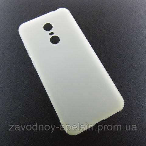 Xiaomi Redmi 5 plus 5+ чехол белый soft touch - фото фото фото 0
