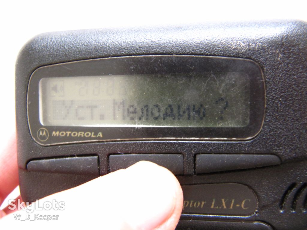 Пейджер / годинник Motorola Scriptor LXI-C, робочий - фото фото фото 3