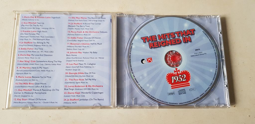 The Hits That Reigned In 1952 CD фірмовий - фото фото фото 2