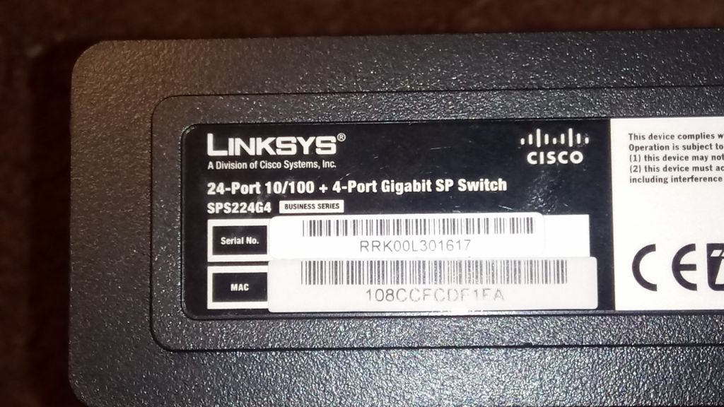 Сетевой коммутатор LINKSYS sps224g4 999 ГРН - фото фото фото 4