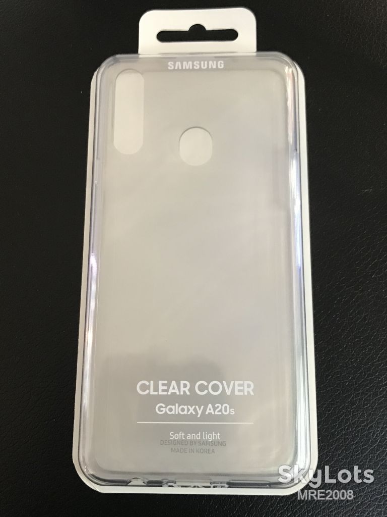 Оригинальный чехол Clear Cover для Samsung Galaxy A20s A207 - фото фото фото 0