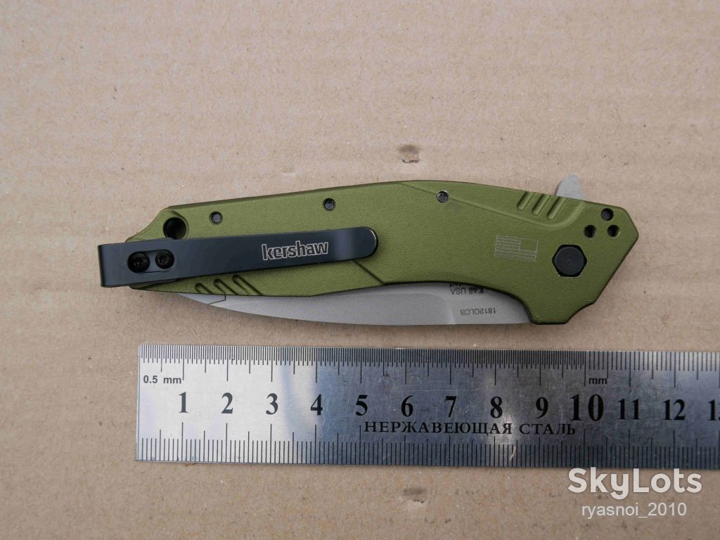 Kersh Dividend 1812OLCB, D2, Aluminum, Replica, Assisted SpeedSafe®, OEM, EDC, Liner Lock - фото фото фото 11
