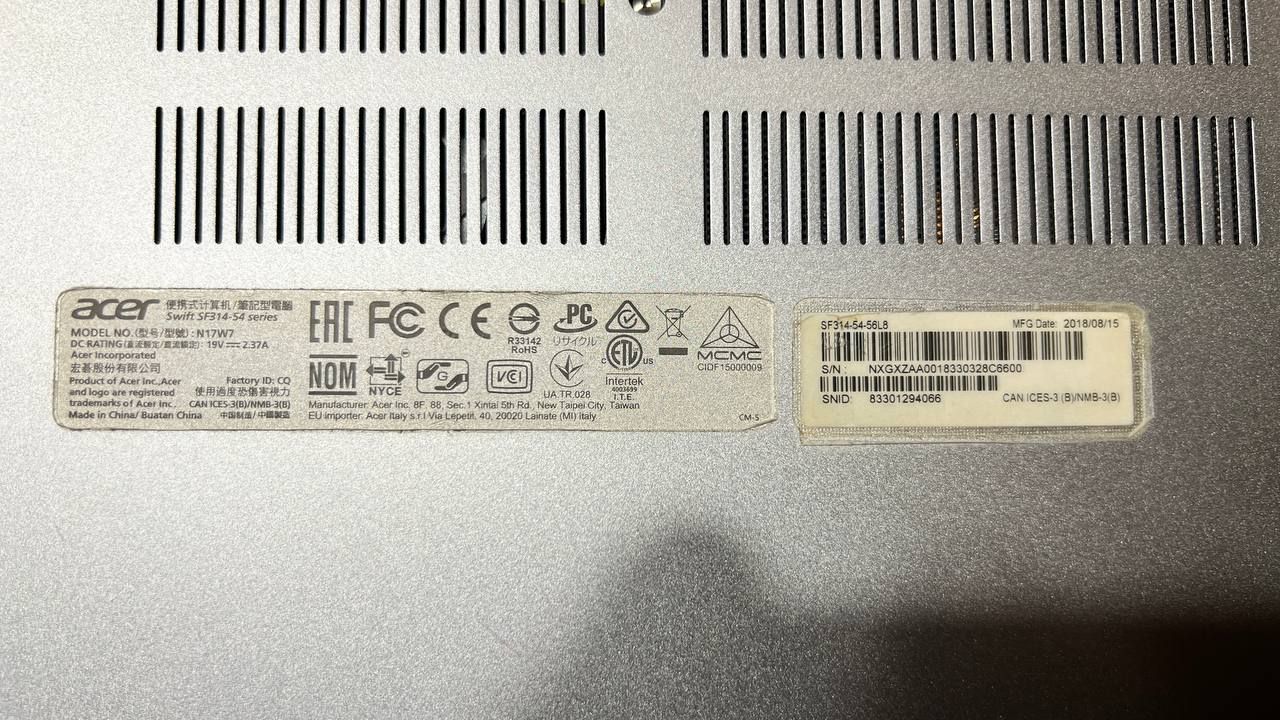 Acer Swift 3 SF314-54-56L8 - фото фото фото 8