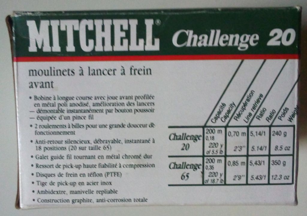 Спиннинговая катушка Mitchell Challenge 20  (France)  (новая) - фото фото фото 1