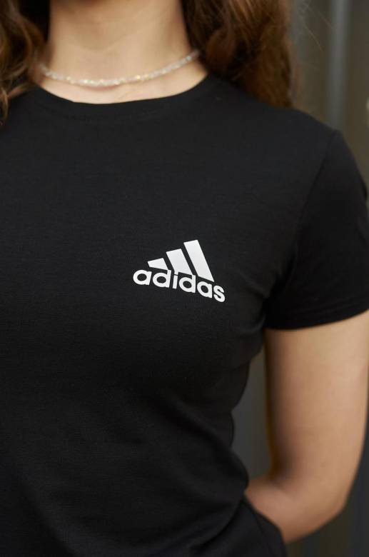 Женская футболка Adidas черная - фото фото фото 5