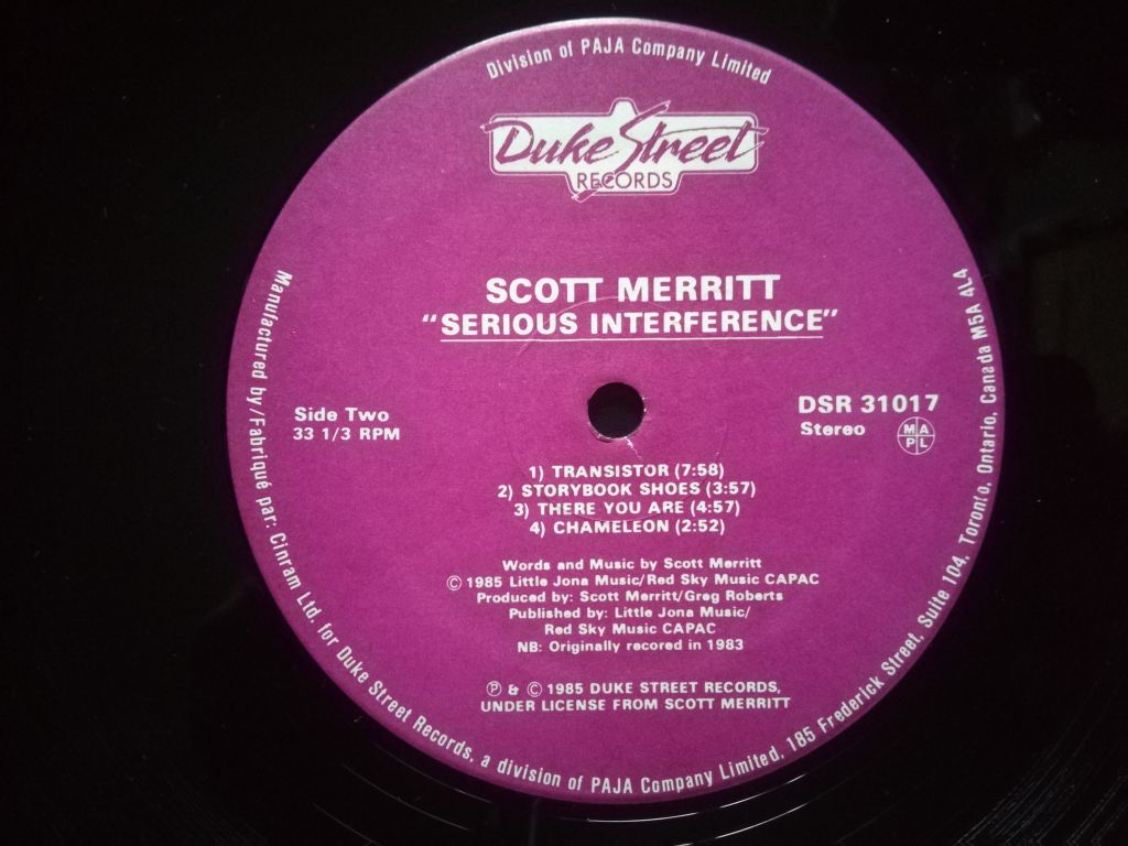 Scott Merritt-Serious interference  (2)-Ex.-Канада - фото фото фото 6