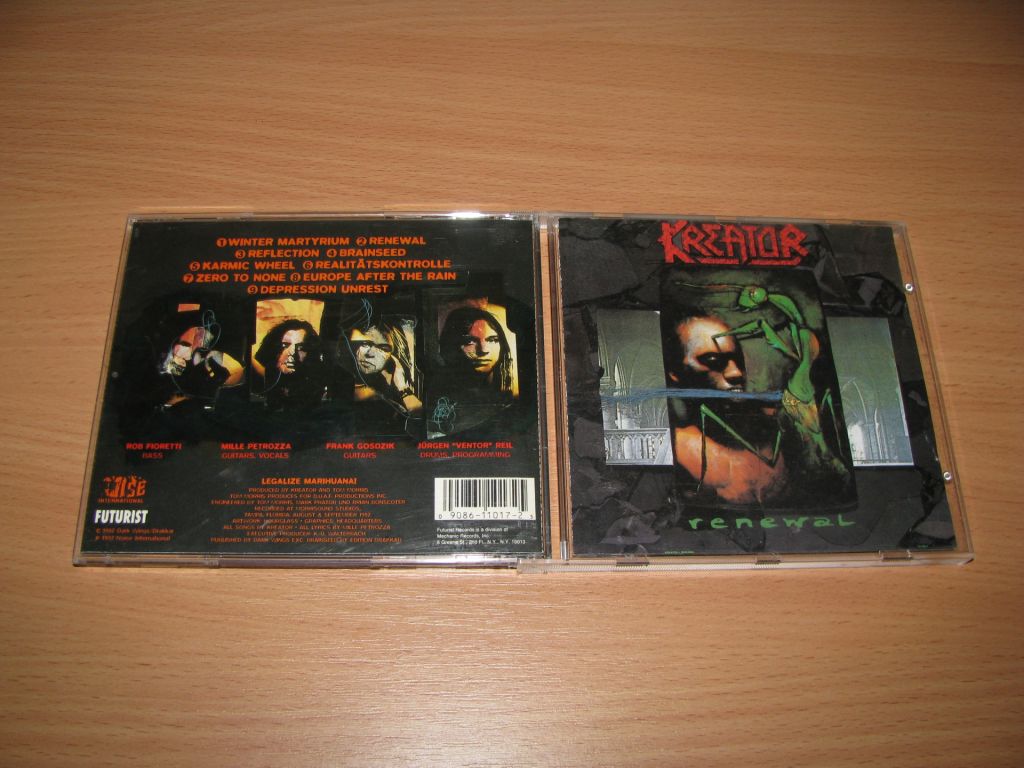 KREATOR - Renewal   (1992 Futurist 1st press,USA) - фото фото фото 0