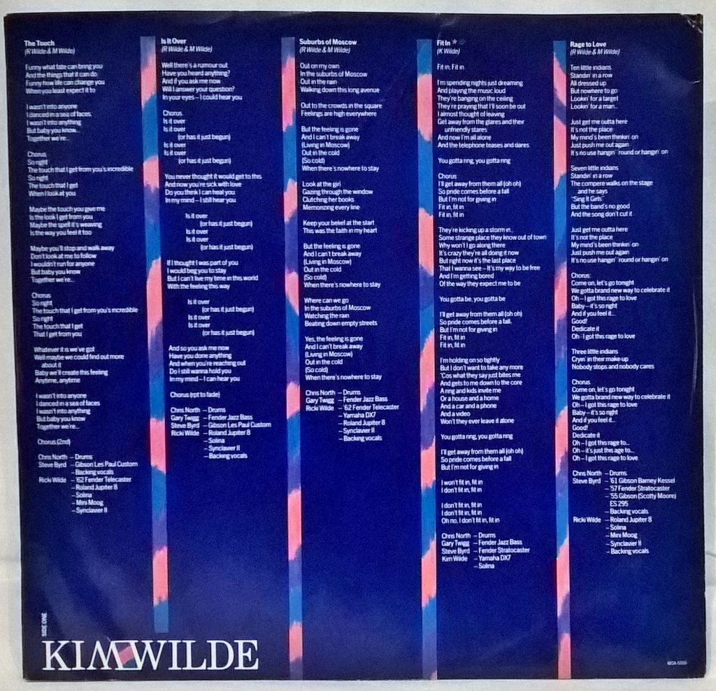 Kim Wilde - Teases &amp; Dares - 1984.  (LP). 12. Vinyl. Пластинка. U.S.A. - фото фото фото 4
