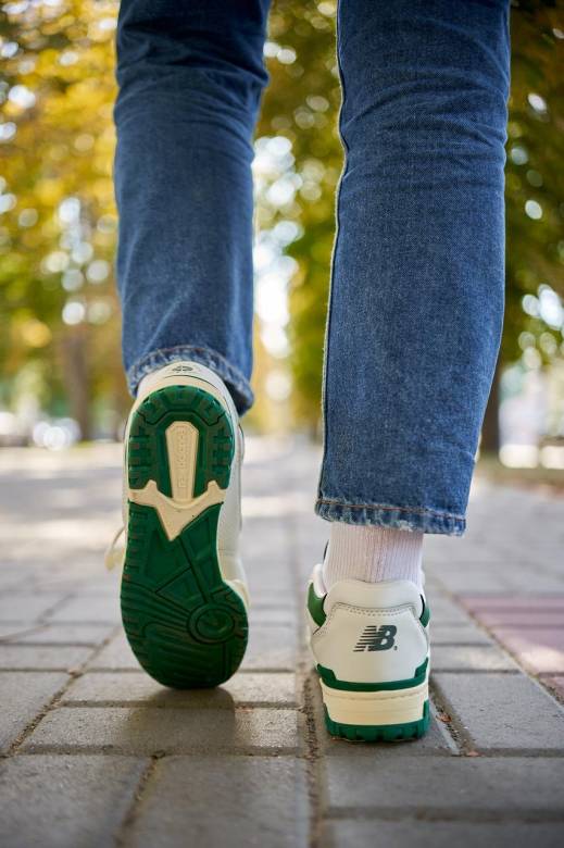 New Balance 550 Green Leather Leon Dore 36 - фото фото фото 6
