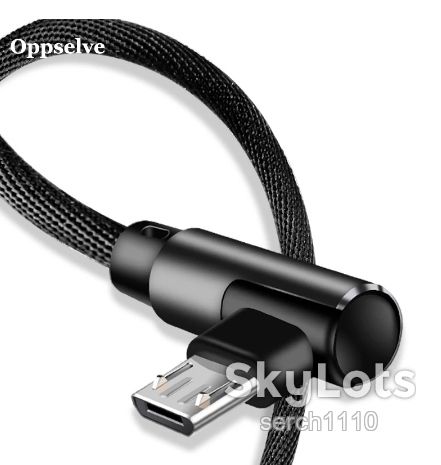 Oppselve Micro USB  90° Nylon кабель быстрой зарядки 1 м - фото фото фото 3