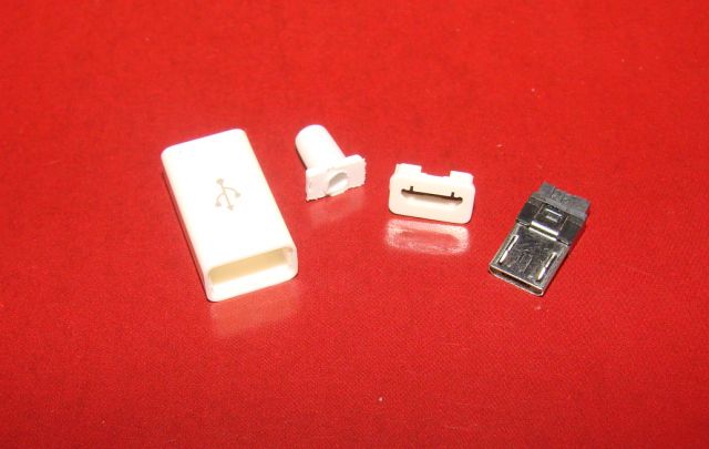 Штекер micro USB 5pin - фото фото фото 1