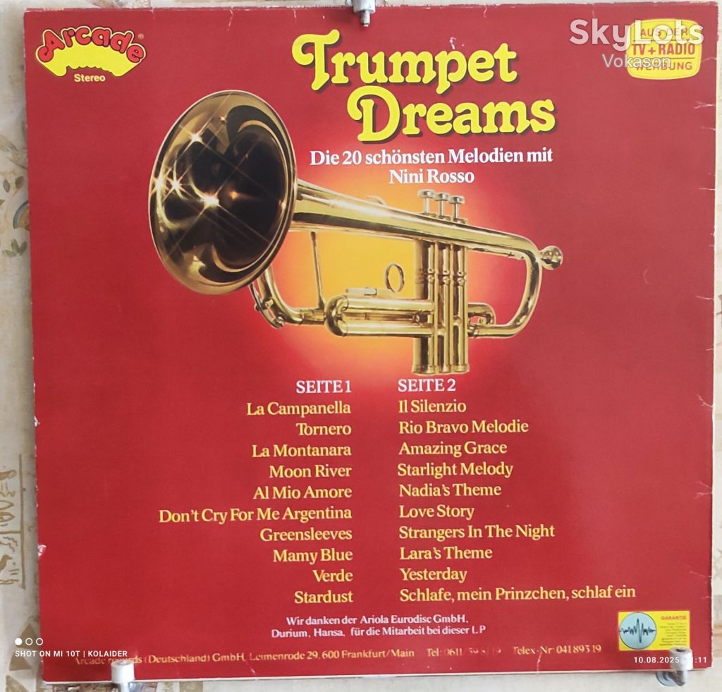 Nini Rosso - Trumpet Dreams  NM/NM - фото фото фото 2