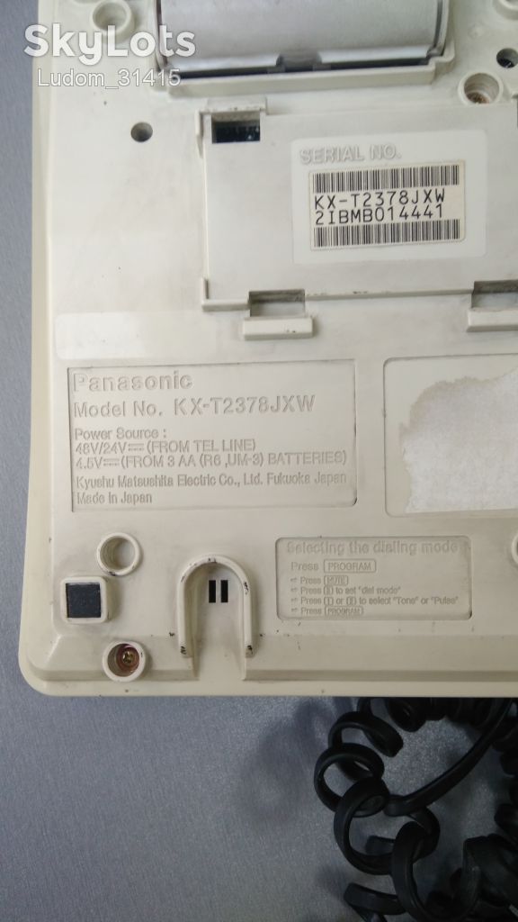 Телефон Panasonic KX-T2378/KX-TS2368 - фото фото фото 1